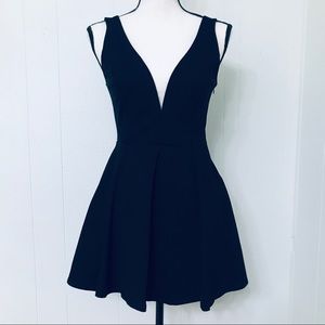 Pleated cocktail dress